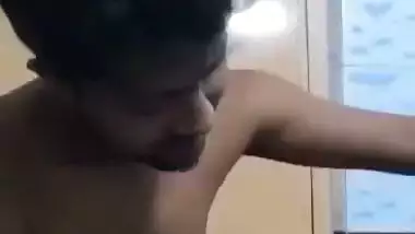 Wife wet boob sucking and sex in bathroom with her