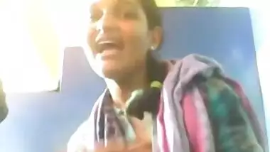 Kerala Malayali college girl in restaurant