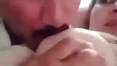 Desi boobs sucking video of a big boob lady and her lover