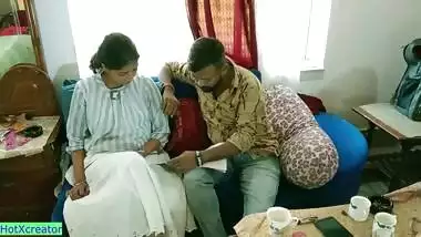 Indian beautiful university girl hot sex with young sir! I need good mark sir!