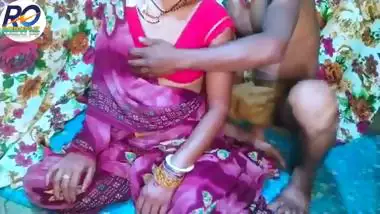 Desi Bhabhi looks so cool and having sex with brother-in-law in red saree, Hindi audio, Claire Vais