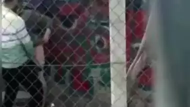 Fresh Desi mms sex online, Paki cheating wife outdoor fuck with lover