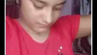 Young Dehati girl Ormi showing boobs and pussy viral clips