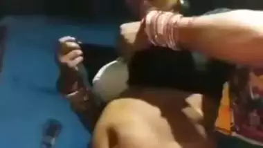 Village wife stripping clothes and naked masturbation