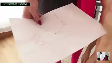 Niks Indian And Desi Bhabhi - Indian Mom Strips A Young Student And Takes His Dick In Her Desi Pussy