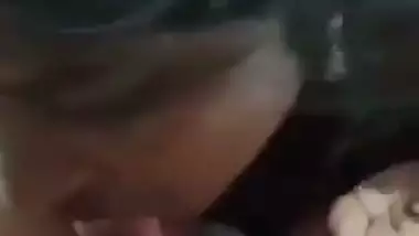 Village lady gives a desi blowjob to her lover