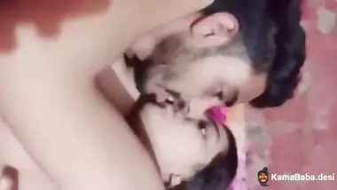 Romantic GF BF sex video of a skinny guy and his hot GF