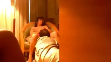 Indian Amateur Beauty in Red lingeri pussy eaten and rides my dick hard and fast on era