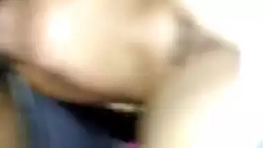 indian wife boob pressing and pussy licking and blowjob