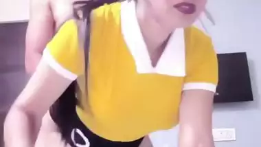 Best Indian escort girl doggy sex with client in hotel