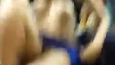 Telugu record dance of a desi girl bearing it all